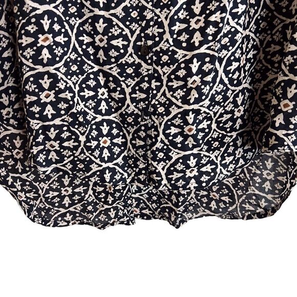 Women’s Amuse Society‎ Vneck Patterned Blouse 100% Viscose Size XS - Picture 2 of 12